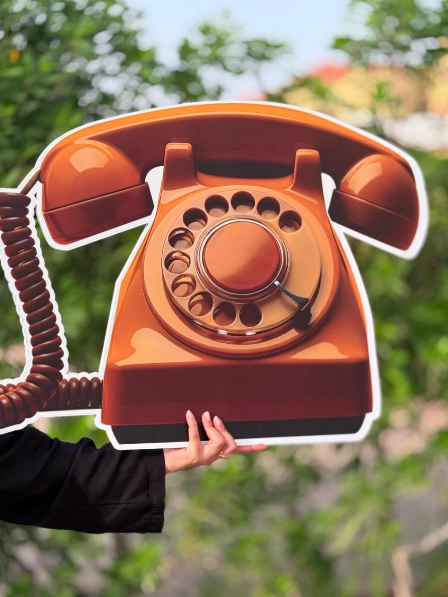 ستاند تلفون قديم