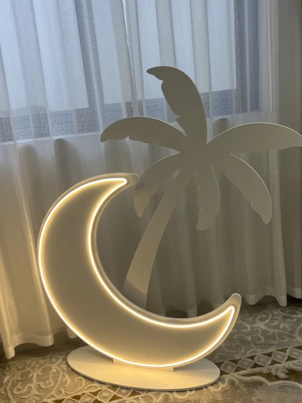 اضائه هلال ونخلة