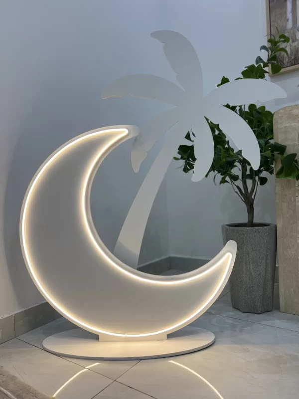 اضائه هلال ونخلة