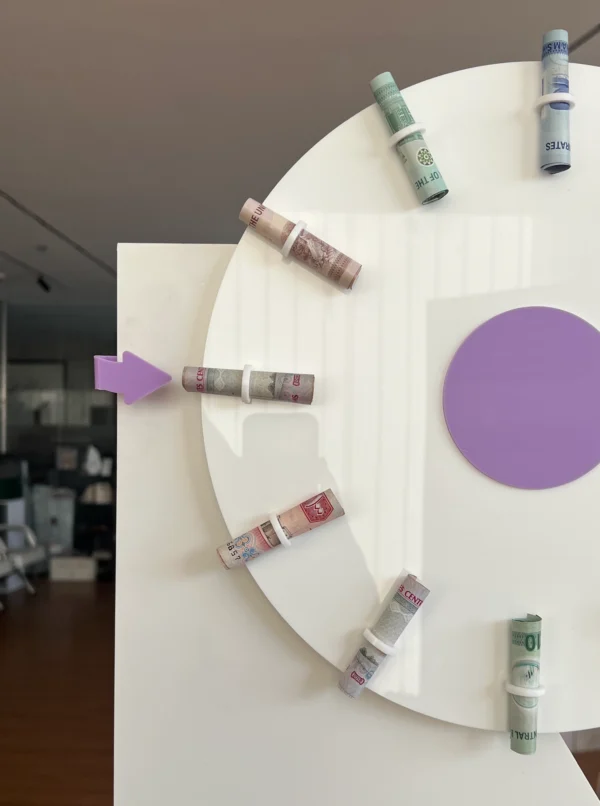 لعبة العجلة الدوارة للعيد